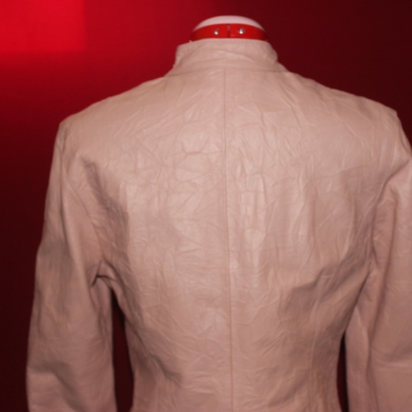 Vintage Danier Leather Jacket 💖BABYPINK💖 - Picture 3 of 9